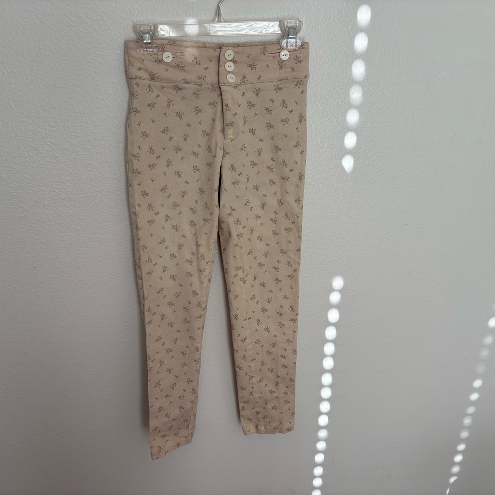 Princess Polly Beige Floral Print Pants